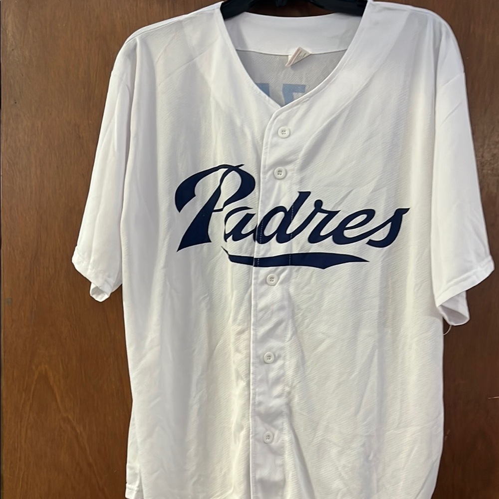 White Padres Men's Shirt